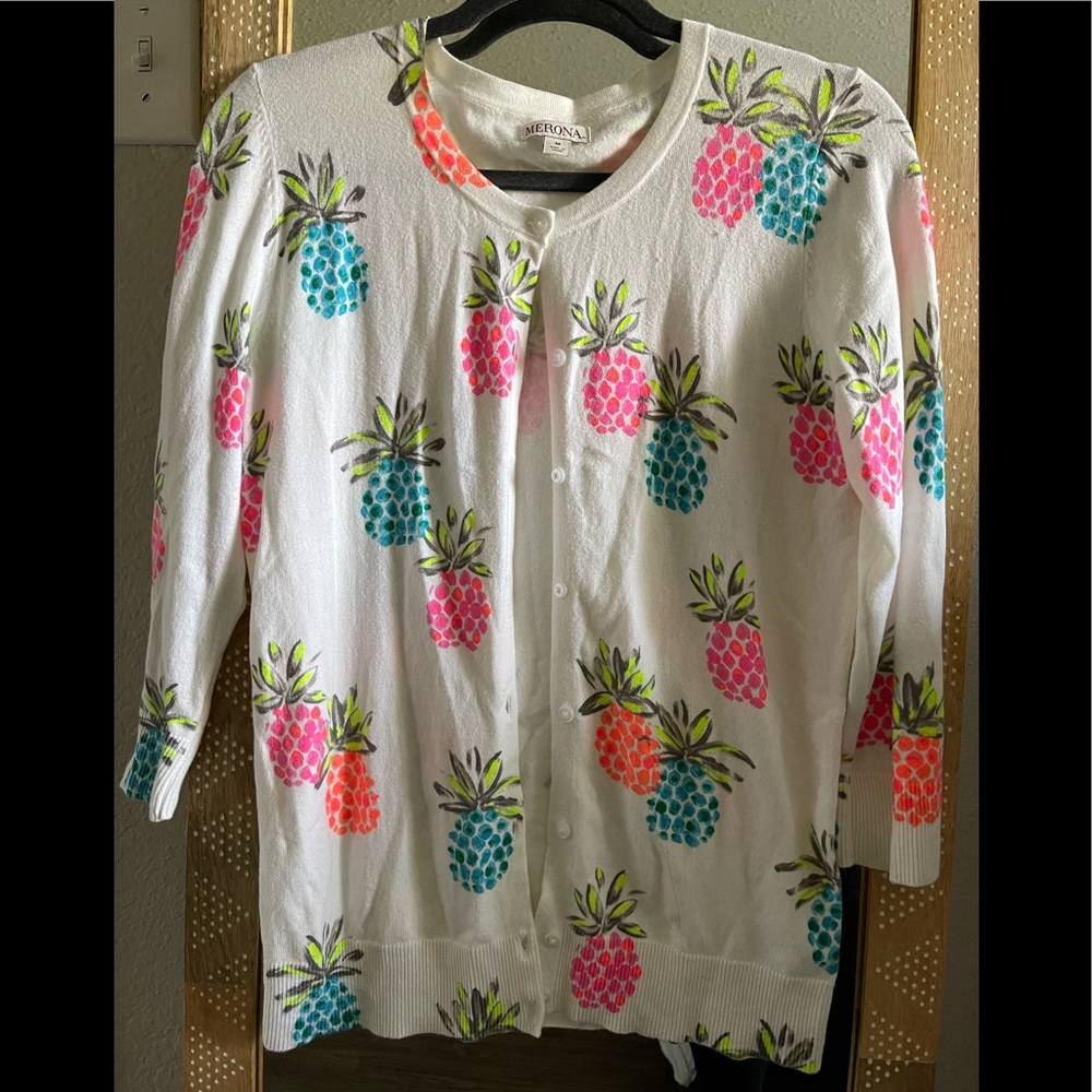 Merona Pineapple Cardigan